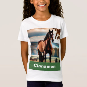 Personalised Horse Photo Create Your Own Stylish T-Shirt