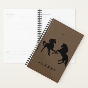 Personalised Horse Planner Custom Name and Year