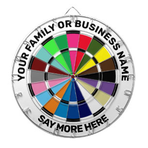 Personalised Horse Racing Colours Dartboard