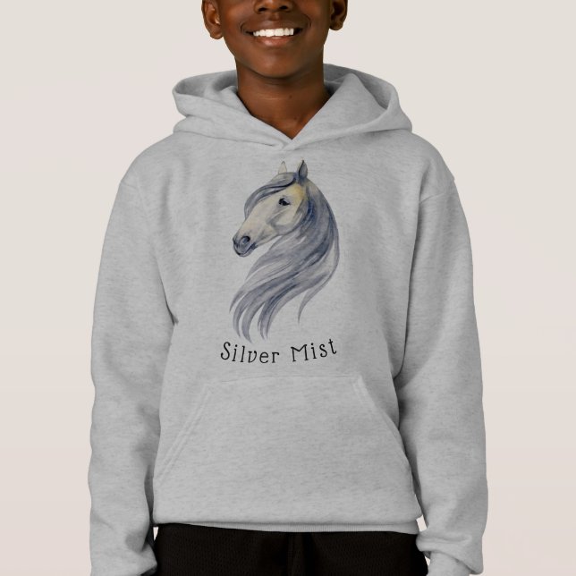 Personalised Horse Sweatshirt Hoodie (Front)