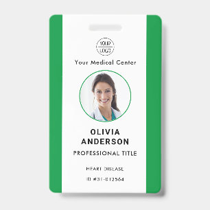 Personalised Hospital Employee Logo & Photo ID Bad Badge