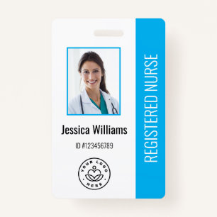 Personalised Hospital Employee Logo & Photo ID Bad ID Badge