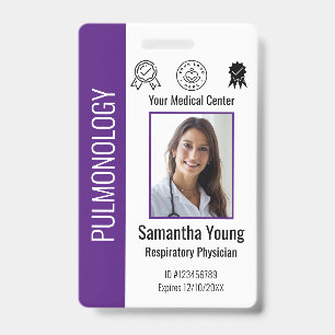 Personalised Hospital Employee Logo & Photo ID Badge