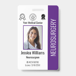 Personalised Hospital Employee Logo & Photo ID Badge