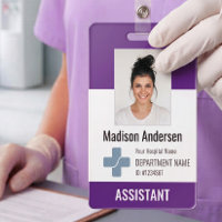 Personalised Hospital Employee Logo & Photo ID