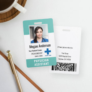 Personalised Hospital Employee Logo & Photo ID Badge