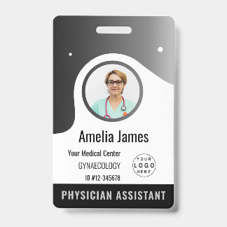 Personalised Hospital Employee Logo & Photo ID Badge