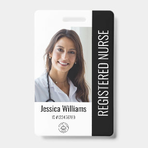 Personalised Hospital Employee Logo & Photo ID Badge