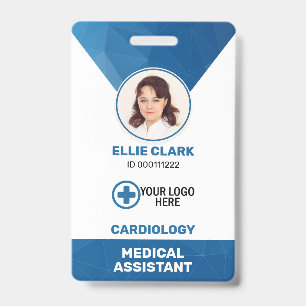 Personalised Hospital Employee, Logo & Photo ID Badge