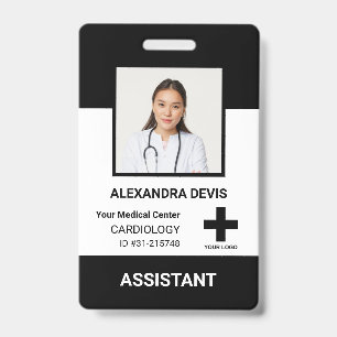 Personalised Hospital Employee Logo & Photo ID Badge