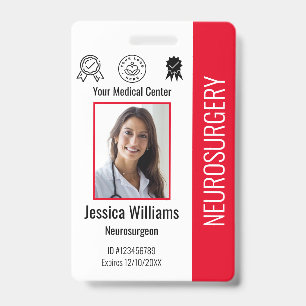 Personalised Hospital Employee Logo & Photo ID Badge