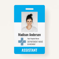 Personalised Hospital Employee Logo & Photo ID