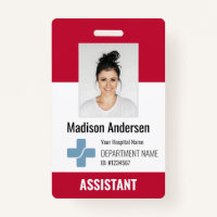 Personalised Hospital Employee Logo & Photo ID