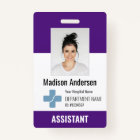 Personalised Hospital Employee Logo & Photo ID