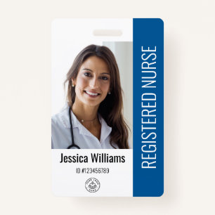 Personalised Hospital Employee Logo & Photo ID ID Badge