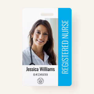Personalised Hospital Employee Logo & Photo ID ID Badge
