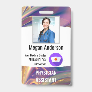 Personalised Hospital Employee Photo ID Badge