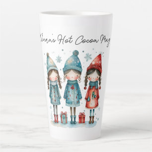 Personalised Hot Cocoa Mug with winter children