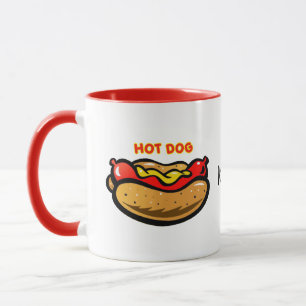 Personalised Hot Dog Mug
