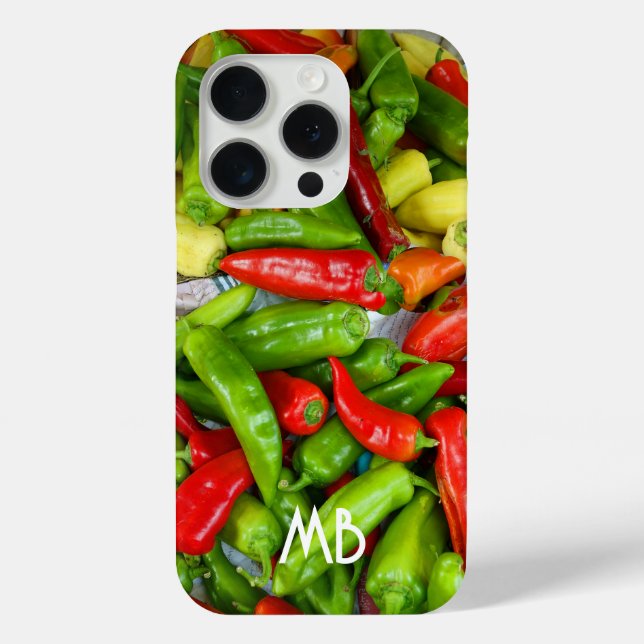 Personalised Hot Peppers Phone Case (Back)
