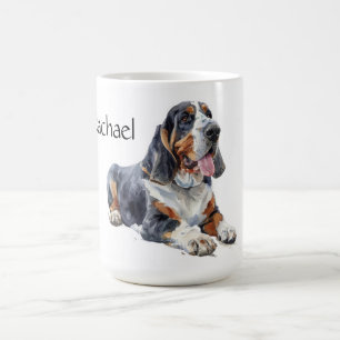 Personalised Hound Dog Coffee Mug