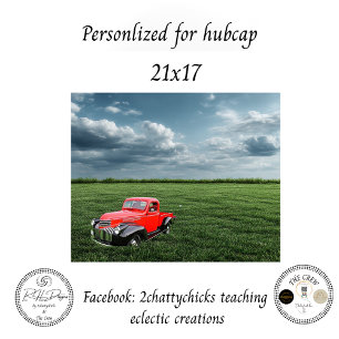 Personalised Hubcap Design Tissue Paper