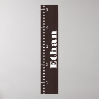 Personalised Human Growth Chart Ruler | Printable