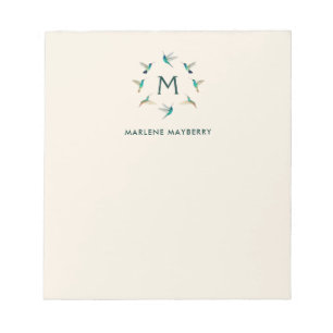 Personalised Hummingbird Notepad