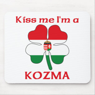 Personalised Hungarian Kiss Me I'm Kozma Mouse Pad