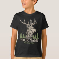 Personalised Hunter Deer Elk Antler Hunting Club