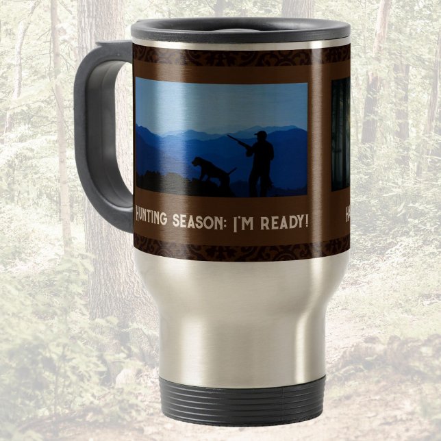 Personalised Hunting Retirement Gifts for Dad Travel Mug (Creator Uploaded)