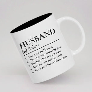 Personalised Husband Mug Newlyweds Gift for Wife
