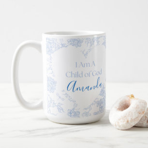 Personalised I Am A Child of God Coffee Mug