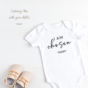 Personalised I am chosen  Baby Bodysuit