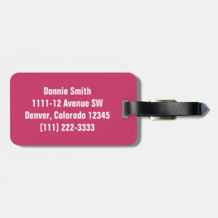 Personalised I Heart Golfing Golf Bag Tag