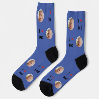 Personalised "I Love Dad" Socks