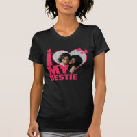 Personalised I Love My Bestie Heart Photo