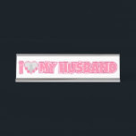 Personalised I Love My Husband – Add Husband Photo Desk Name Plate<br><div class="desc">Find awesome, funny, and delightfully crazy gifts that perfectly capture your love! Whether you're hunting for romantic gift for wife ideas, best Valentine's gifts for her, meaningful wedding anniversary gifts for wife, or best Christmas gifts for wife, our unique designs add a playful twist. Surprise her with psychotically cute (in...</div>