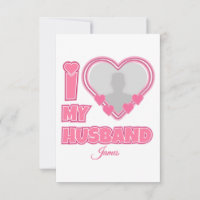 Personalised I Love My Husband – Add Photo & Name