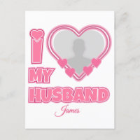 Personalised I Love My Husband – Add Photo & Name