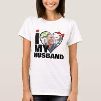 Personalised I Love My Husband Heart Photo