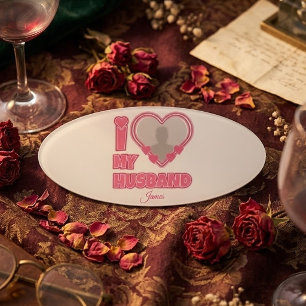 Personalised I Love My Wife – Add Name & Photo Tag