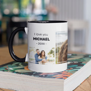 Personalised   I love you   Photo Mug