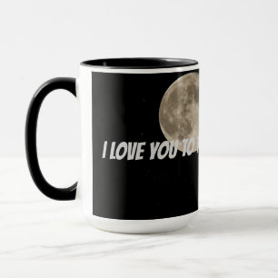 Personalised I Love you to the Moon and back Mug