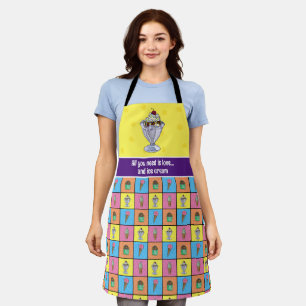 Personalised Ice Cream Apron