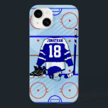 Personalised Ice Hockey design Case-Mate iPhone 14 Case<br><div class="desc">We can create this design in any colour scheme, just contact us PRIOR to purchase via the ask the designer link to discuss the changes you require. Great design for any Hockey players or fans, featuring a Ice hockey jersey, hockey stick, helmet and skates, the jersey can be customised with...</div>