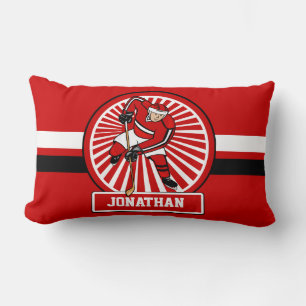 Personalised Ice Hockey player Lumbar Cushion