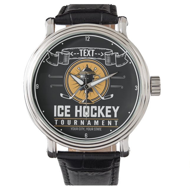 Personalised Ice Hockey Trophy Player Team Game  Watch (Creator Uploaded)