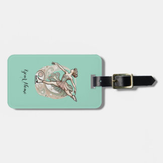 Personalised Ice Skater Bag Tag