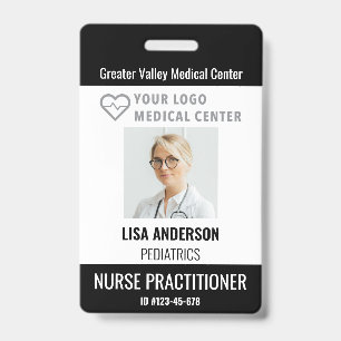Personalised ID Badge Hospital Employee Name Tag